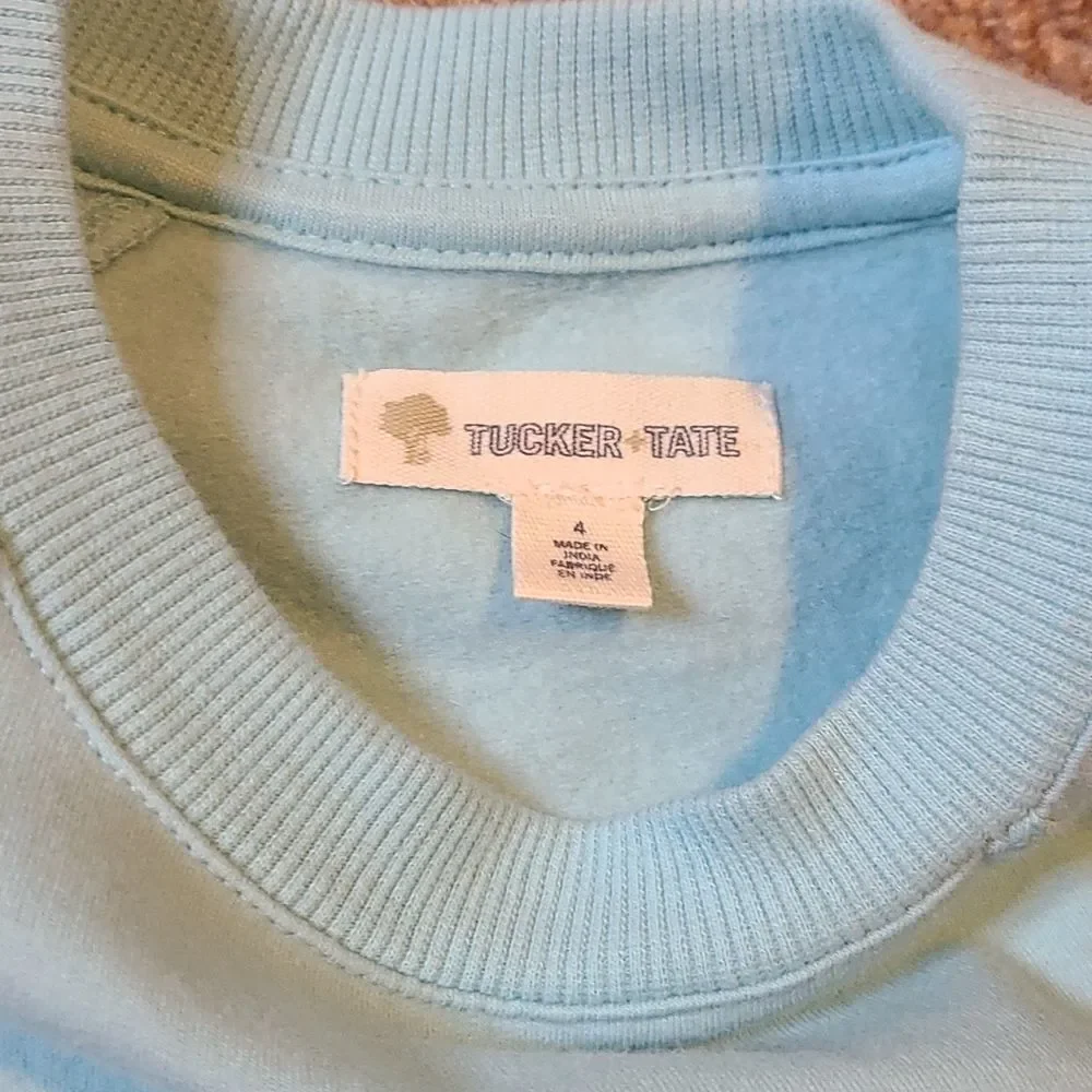 Tucker and Tate Teal Angel Sweater